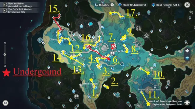 Beryl Conch Farming Routes in Fontaine