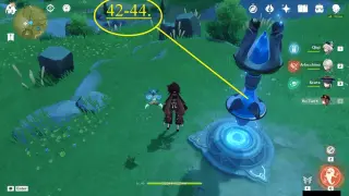 Starfell Valley Calla Lily Farming Route: #How to reach Node #42 from the Teleport