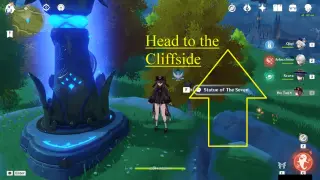 Windwail Highland Calla Lily Farming Route: #How to reach Node #12 from the Teleport