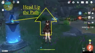 Mondstadt Dandelion Seed Farming Route: #How to reach Node #19 from the Teleport