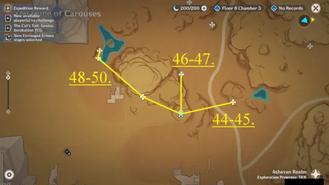 Hypostyle Desert Henna Berry Farming Route Map