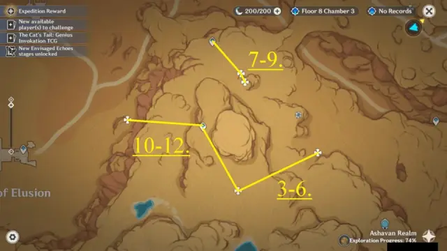 Land of Upper Setekh Henna Berry Farming Route Map