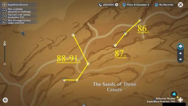 The Sands of Three Canals Henna Berry Farming Route Map