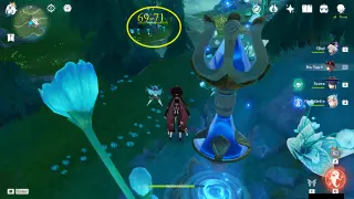 Foggy Forest Path Lakelight Lily Farming Route: #How to reach Node #69 from the Teleport