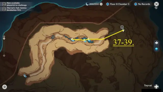 Chemin Oublie Mourning Flower Farming Route Map