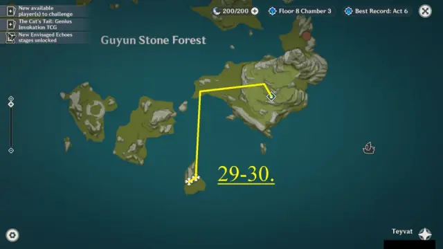 Guyun Stone Forest Noctilucous Jade Farming Route Map