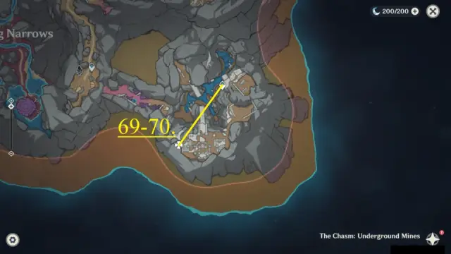 The Glowing Narrows Noctilucous Jade Farming Route Map