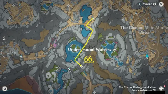 Underground Waterway Noctilucous Jade Farming Route Map