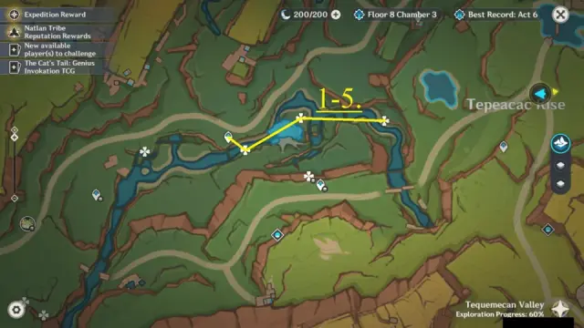 Tequemecan Valley Quenepa Berry Farming Route Map