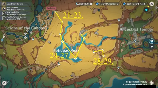 Teticpac Peak Quenepa Berry Farming Route Map