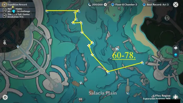 North Salacia Plain Romaritime Flower Farming Route Map