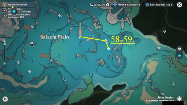 Salacia Plain Romaritime Flower Farming Route Map