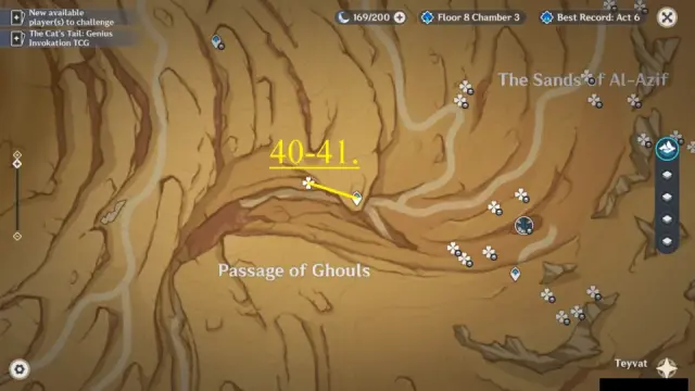 Passage of Ghouls Sand Grease Pupa Farming Route Map