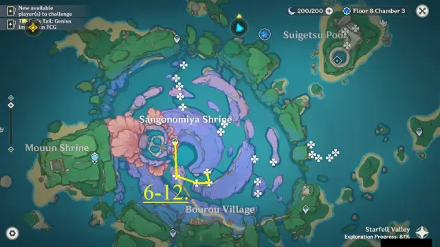 Sangonomiya Shrine Sango Pearl Farming Route Map