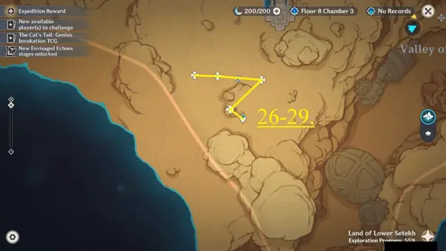 Lamb Devourer Rock Scarab Farming Route Map