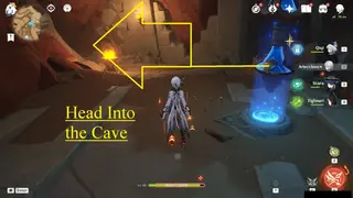 Rock Cavern Middle Level Scarab Farming Route: #How to reach Node #61 from the Teleport