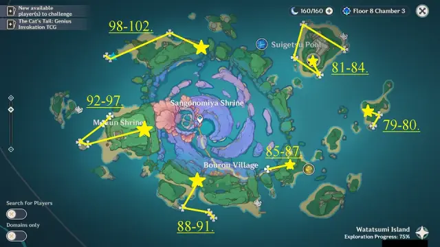 Watatsumi Island Sea Ganoderma Farming Route Map