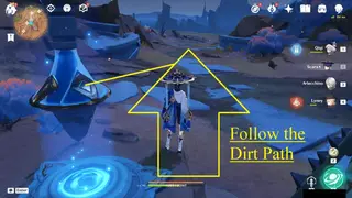 Fallingstar Fields Skysplit Gembloom Farming Route: #How to reach Nodes #7 from the Teleport