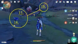 West Atocpan Skysplit Gembloom Farming Route: #Nodes #14, #15, and #16