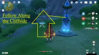 Starsnatch Cliff Small Lamp Grass Farming Route: #How to reach Node #36 from the Teleport