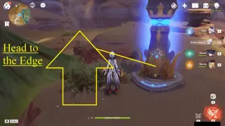 Vourukasha Oasis Trishiraite Farming Route: #How to reach Node #46 from the Teleport