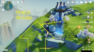 Quahuacan Cliff Withering Purpurbloom Farming Route: #How to reach Node #60 from the Teleport