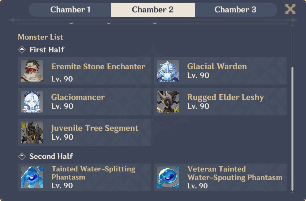 Spiral Abyss Floor 11 Chamber 2
