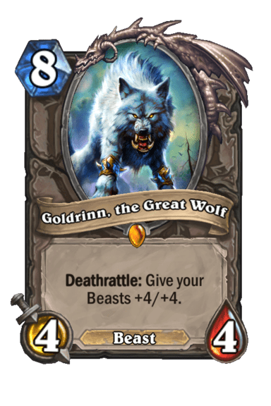 Goldrinn, the Great Wolf Card