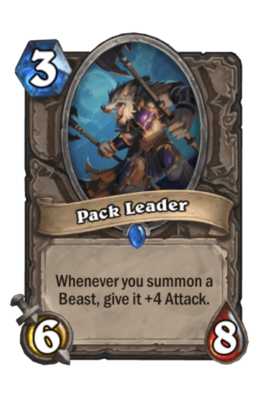 Pack Leader Upgraded Card