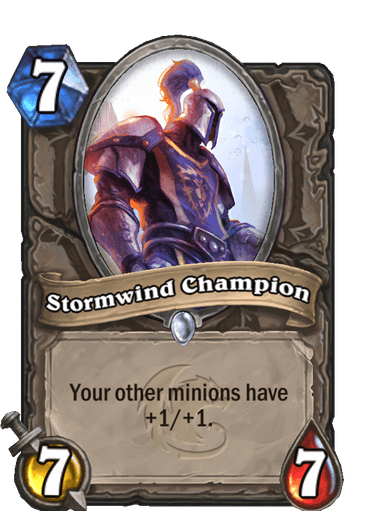 Stormwind Champion Neutral Card Hearthstone - Icy