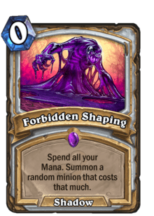 Forbidden Shaping