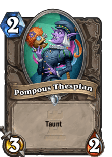 Pompous Thespian