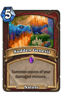 Sudden Genesis