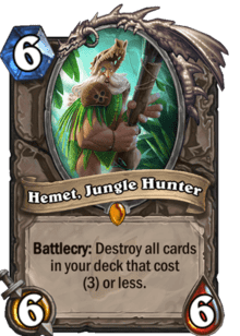 Hemet, Jungle Hunter