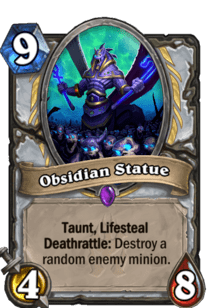 Obsidian Statue