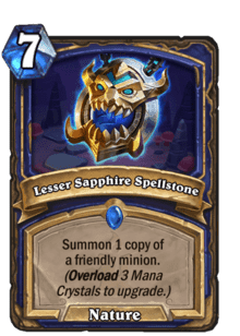 Lesser Sapphire Spellstone