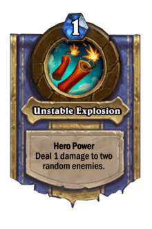 Unstable Explosion