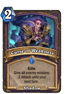 Curse of Weakness
