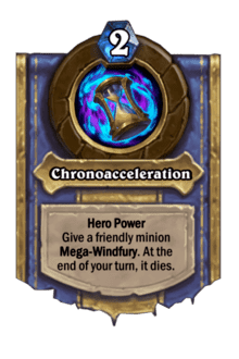 Chronoacceleration