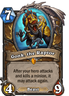 Gonk, the Raptor