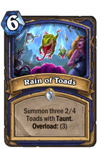 Rain of Toads