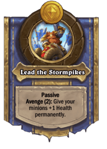 Lead the Stormpikes