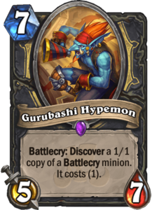 Gurubashi Hypemon - Rastakhan's Rumble
