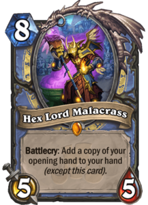 Hex Lord Malacrass - Rastakhan's Rumble