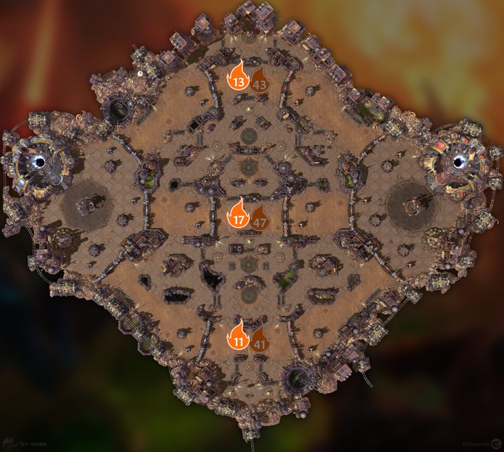 Warhead Junction Lava Wave Timings