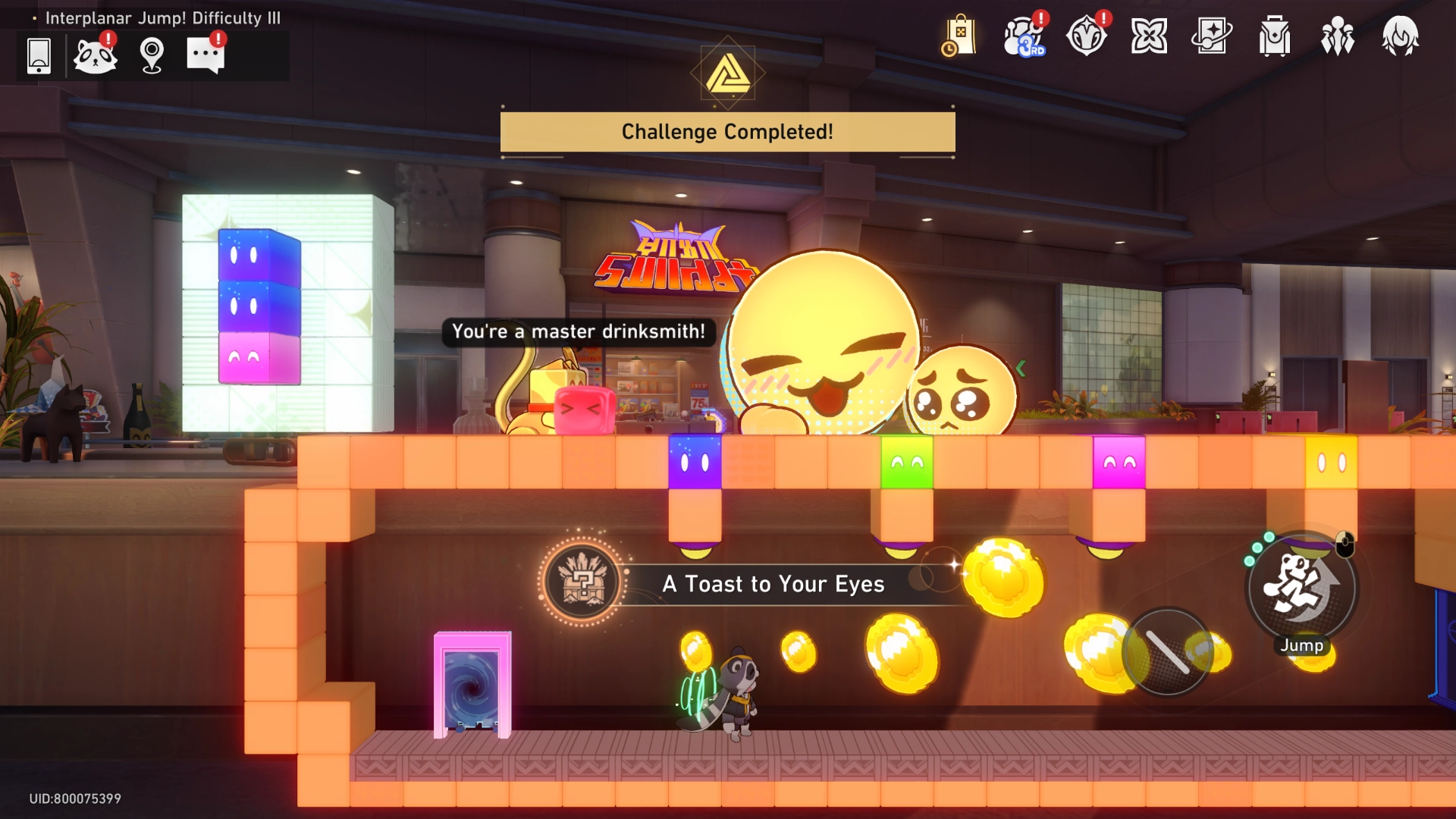 A Toast to Your Eyes achievement