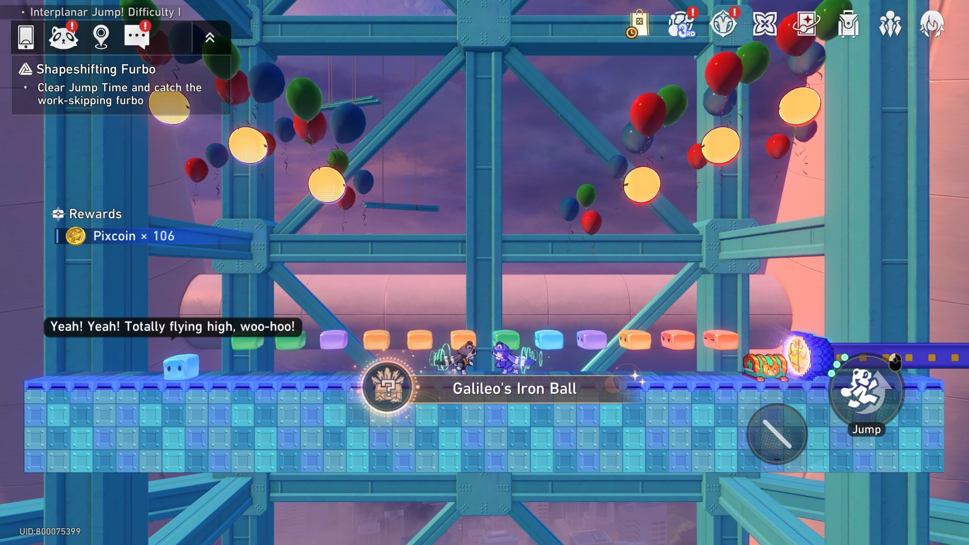 Galileo's Iron Ball achievement