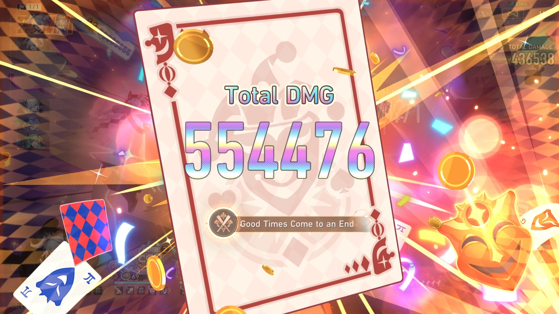 Good Times Come to an End achievement