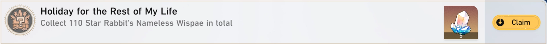 Holiday for the Rest of My Life achievement