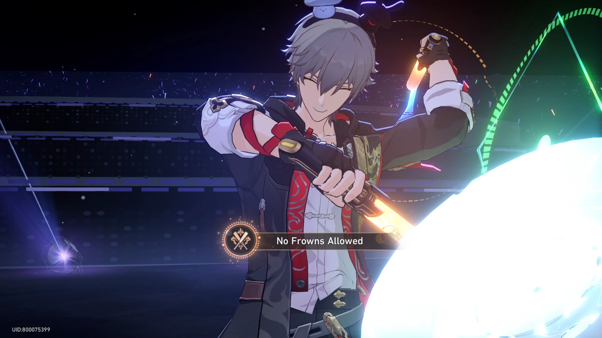 No Frowns Allowed achievement